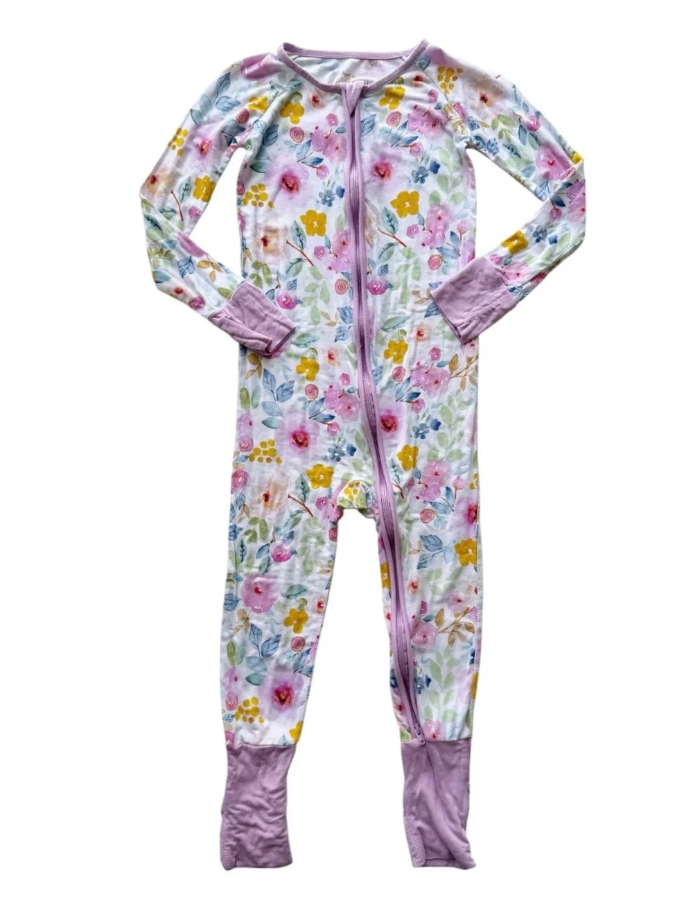Little Sleepies Bella Blooms Bamboo Viscose Zippy Sleeper 3T